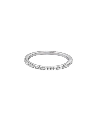Adornia Silver Cz Eternity Band Ring