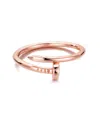Adornia Silver Nail Ring In Pink