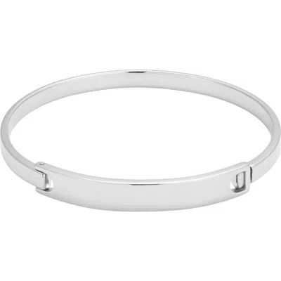 Adornia Silver Plated Bangle Bracelet