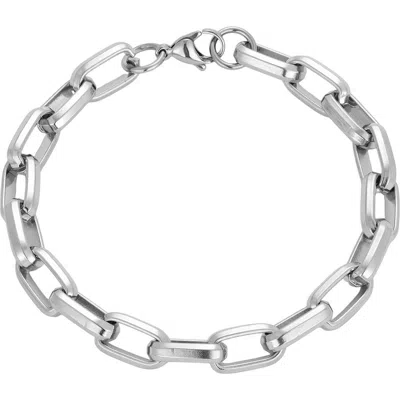 Adornia Silver Plated Chain Link Bracelet