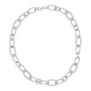 Adornia Silver Plated Chunky Link Necklace In Silver
