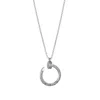 Adornia Cubic Zirconia Nail Pendant Necklace In Silver