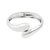 Adornia Silver Plated Overlapping Cuff In Silver