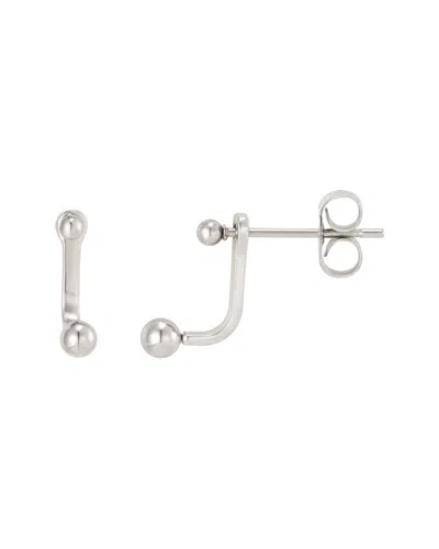 Adornia Silver Plated Stainless Steel Earrings