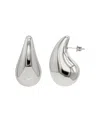 Adornia Sculptural Drop Earrings In Silver