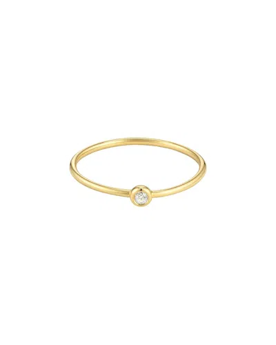 Adornia Single Natural Diamond 14k Plated Band In Red
