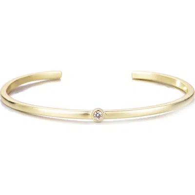 Adornia Skinny Cuff Bracelet In Gold