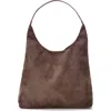 Adornia Slouchy Shoulder Bag In Brown