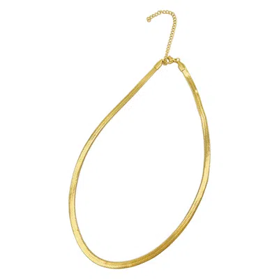 Adornia Snake Chain Gold In Yellow