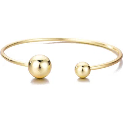Adornia Spheres Cuff Bracelet In Gold