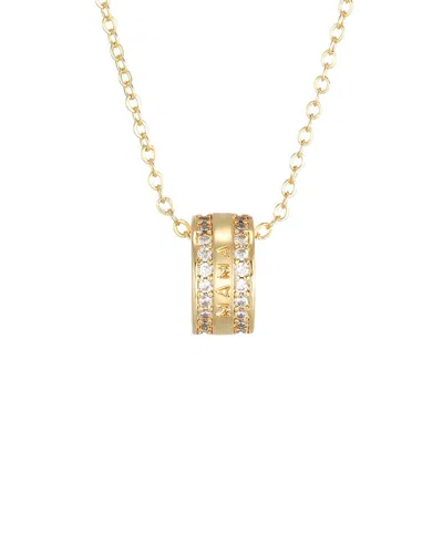 Adornia 14k Gold Plated Mama-engraved Ring Necklace