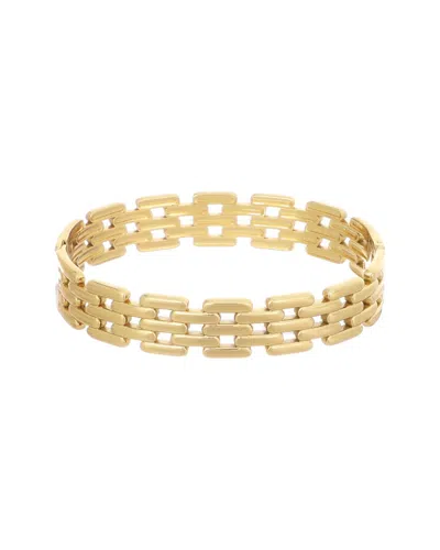 Adornia Gold Plated Chain Cuff With Invisible Clasp