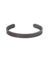 Adornia Stainless Steel Cuff Bracelet In Black