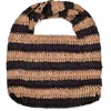 Adornia Striped Raffia Hobo Bag