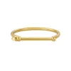 Adornia Tarnish Resistant 14k Gold Men's Screw Cuff In Gold