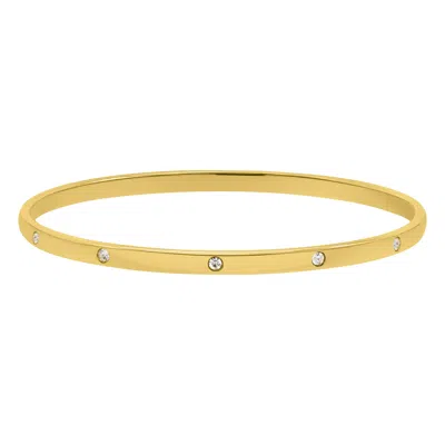 Adornia Tarnish Resistant 14k Gold Plated Bangle Stacker