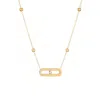 Adornia Tarnish Resistant 18k Gold Plated Bar Necklace In Gold