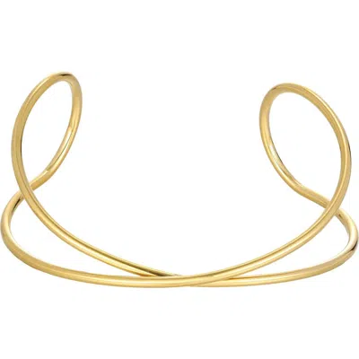 Adornia Tarnish Resistant 18k Gold Plated Cuff Bracelet