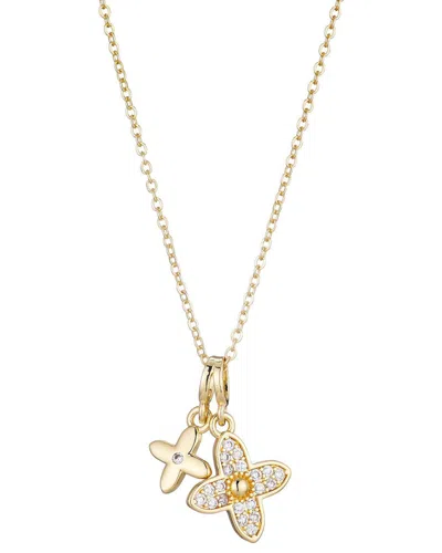 ADORNIA TARNISH RESISTANT 18K GOLD PLATED DOUBLE POINTED C