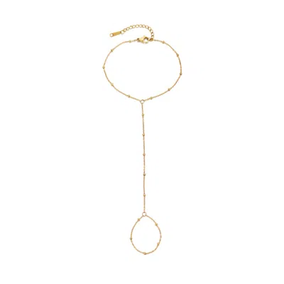 Adornia Tarnish Resistant 18k Gold Plated Handchain