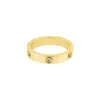 Adornia Tarnish Resistant 18k Gold Plated Pave Eternity Band Ring In Gold