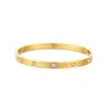 Adornia Tarnish Resistant 18k Yellow Gold Plated Crystal Eternity Cuff In Gold