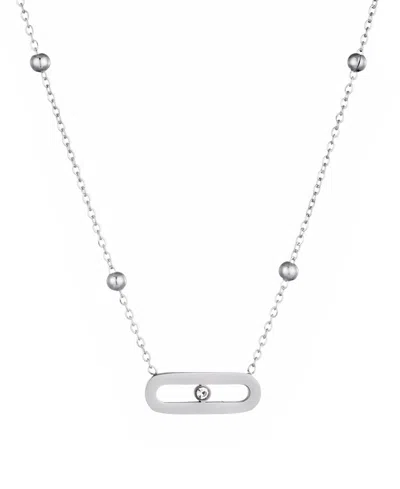 ADORNIA TARNISH RESISTANT BAR NECKLACE