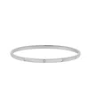 Adornia Tarnish Resistant Silver Plated Bangle Stacker In Silver