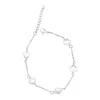 Adornia Tarnish Resistant Adjustable Station Cultured Freshwater Pearl Bracelet In Silver