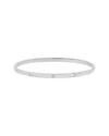 Adornia Tarnish Resistant Silver Plated Bangle Stacker