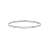Adornia Tarnish Resistant Silver Plated Bangle Stacker In Silver