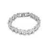 Adornia Stainless Steel Water Resistant Interlock Bracelet In Silver
