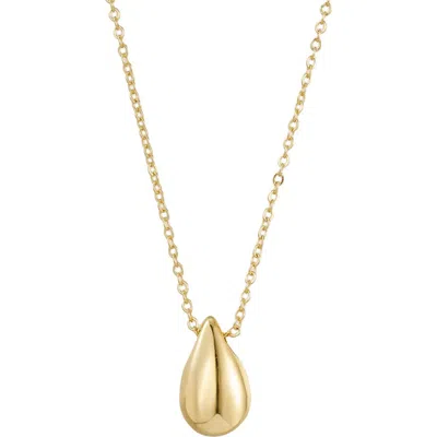 Adornia Teardrop Pendant Necklace