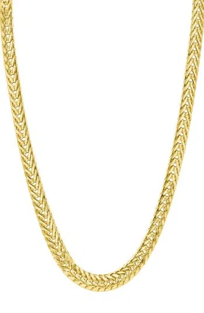 Adornia Wheat Herringbone Chain Necklace In Gold
