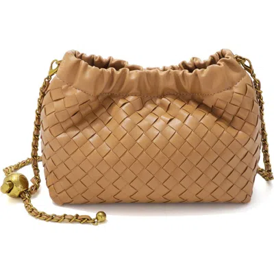 Adornia Woven Faux Leather Shoulder Bag In Pattern