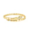 Adornia Snake Wrap Cuff In Gold