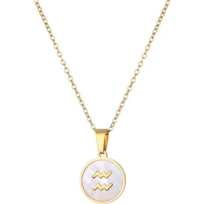 Adornia Zodiac Pendant Necklace