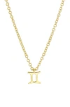 Adornia Zodiac Sign Pendant Necklace