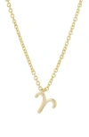 Adornia Zodiac Sign Pendant Necklace