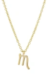 Adornia Zodiac Sign Pendant Necklace