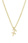 Adornia Zodiac Sign Pendant Necklace