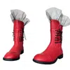 Adrenaline Fashion Women's Red Leather Designer Boots – Limited Edition In Red