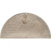 Adriana Castro La Barca Handwoven Leather Clutch In Gold