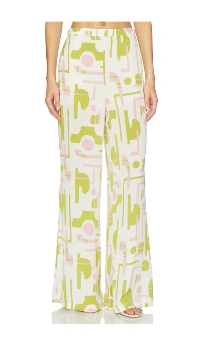 Adriana Degreas Balearic Wide Leg Pants In Multi
