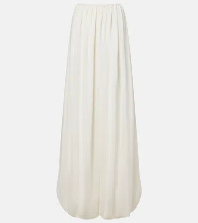 Adriana Degreas Balloon Jumpsuit In White