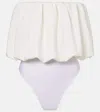 Adriana Degreas Coquille De Mer Bodysuit In White