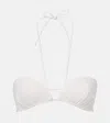 Adriana Degreas Coquille De Mer Halterneck Bikini In White