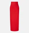 Adriana Degreas Coquille De Mer Maxi Skirt In Red