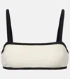 Adriana Degreas Cotton-blend Terry Bikini Top