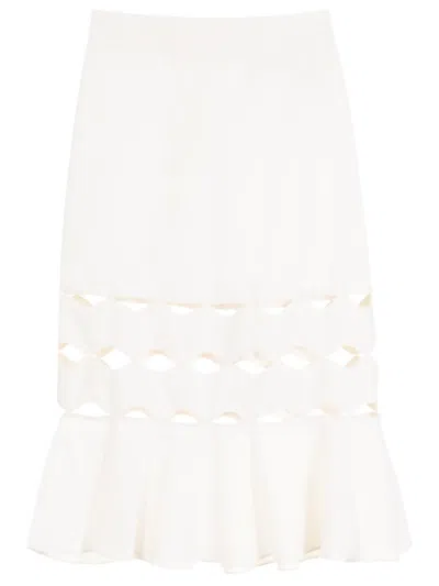 Adriana Degreas Bleistiftrock Mit Cut-outs In Neutrals